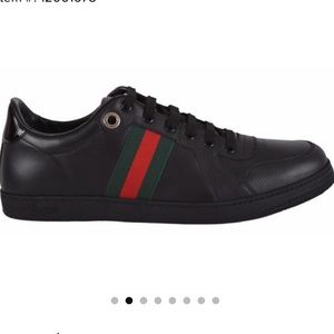 black mens gucci shoes
